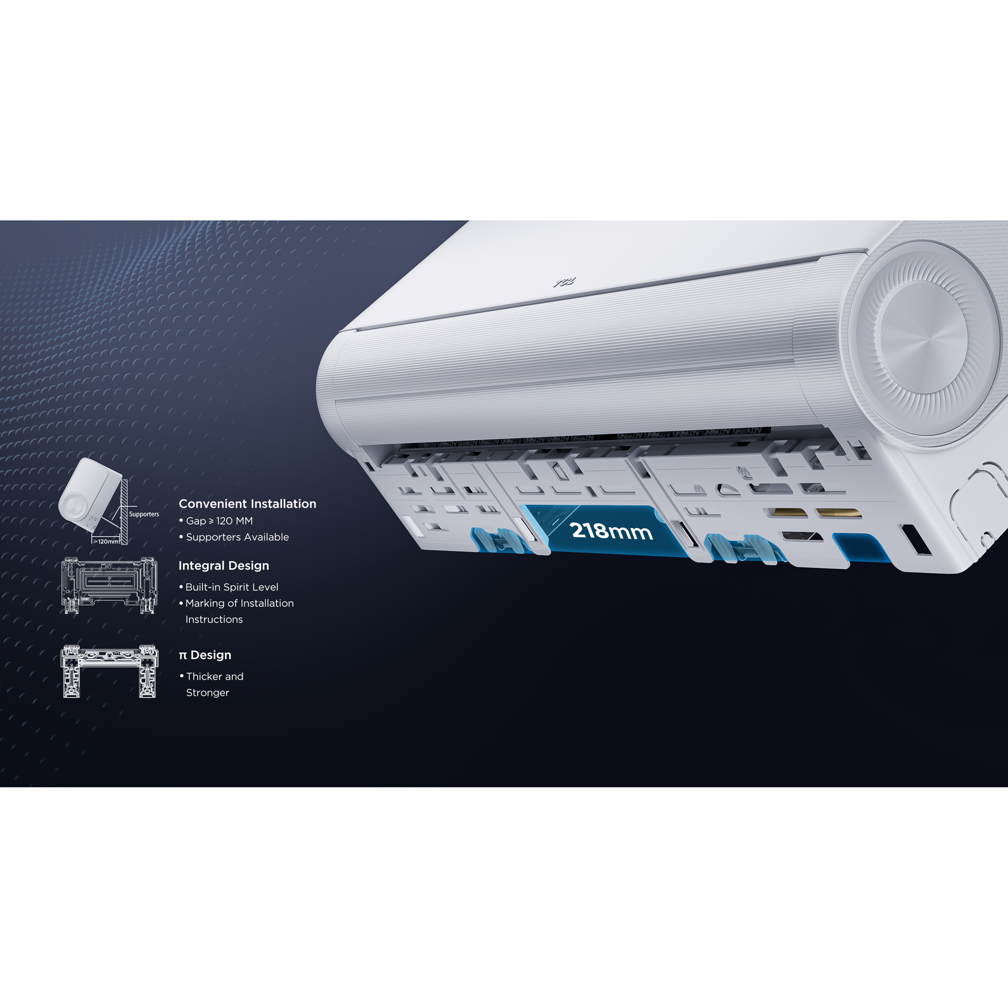 Luftvärmepump TCL S12P9S1 P9 12K AC-funktion och AI-styrning