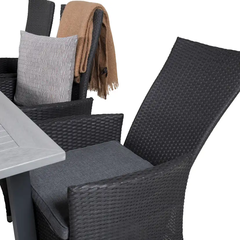 Matgrupp Venture Home Aleyna 160/240 med 6 Pishi Matstolar