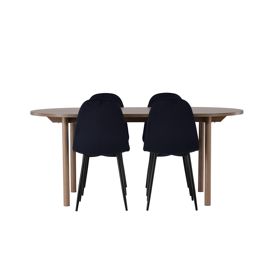 Matgrupp Venture Home Andy Ø120 cm med 4st Polar Matstolar