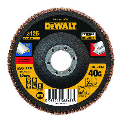 Lamellrondell DeWalt DT30602 125X22,2 mm Extreme 40K