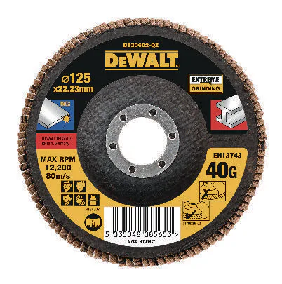 Lamellrondell DeWalt DT30602 125X22,2 mm Extreme 40K