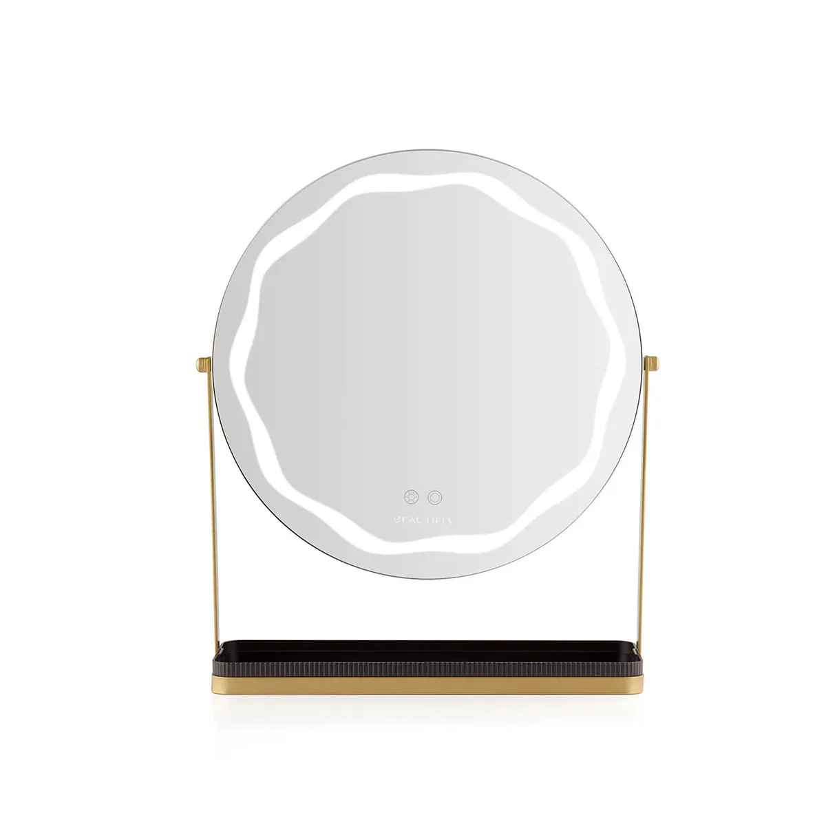 Sminkspegel BEAUTIFLY Elegant Rund LED med Belysningslägen