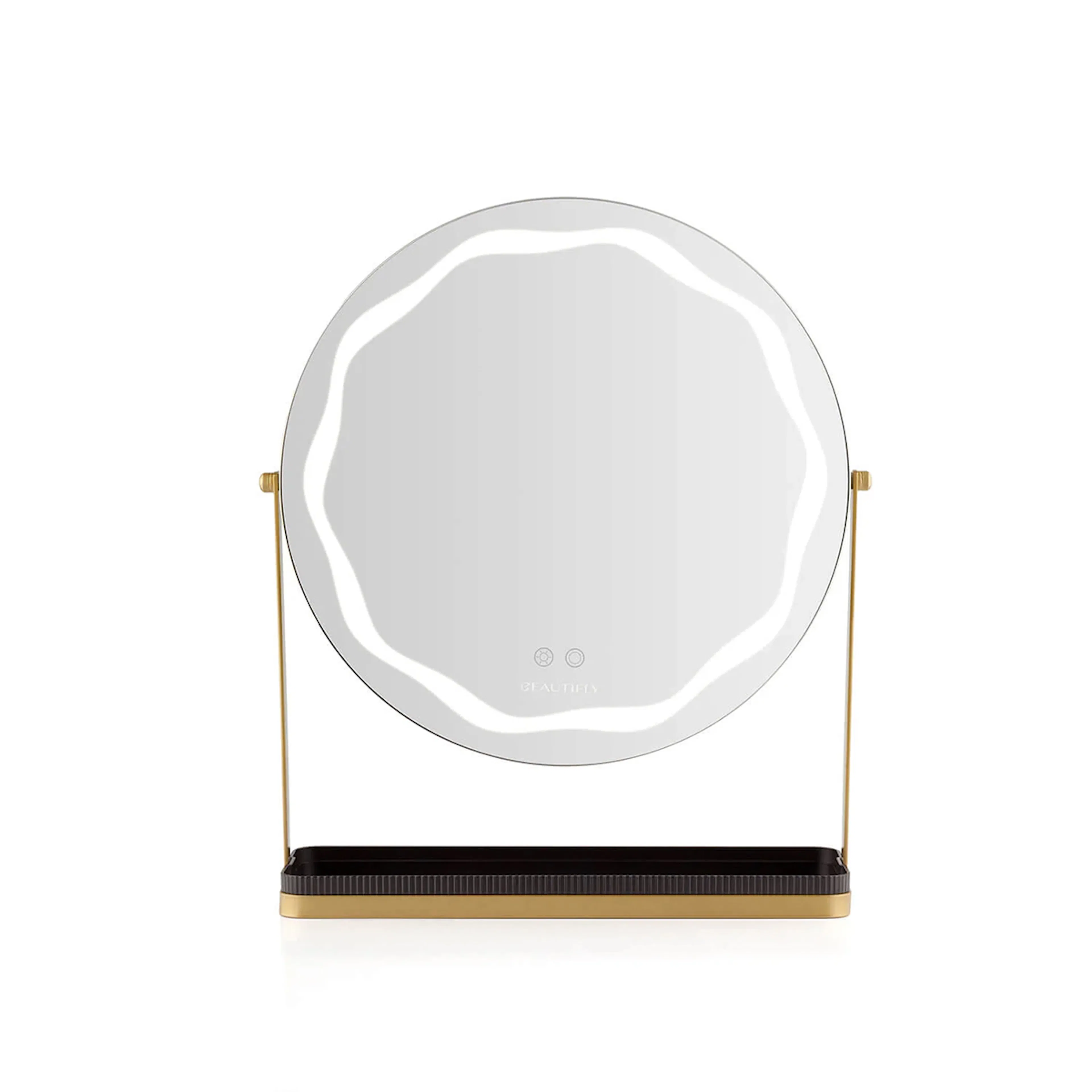 Sminkspegel BEAUTIFLY Elegant Rund LED med Belysningslägen