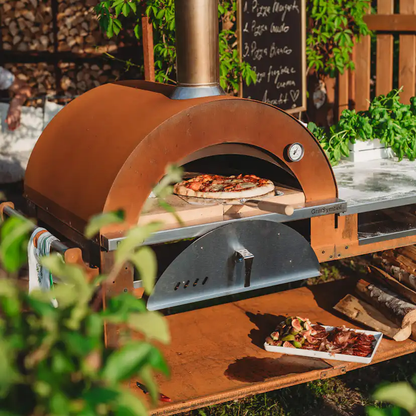 Pizzaugn GrillSymbol Pizzo med Pizzabord XL