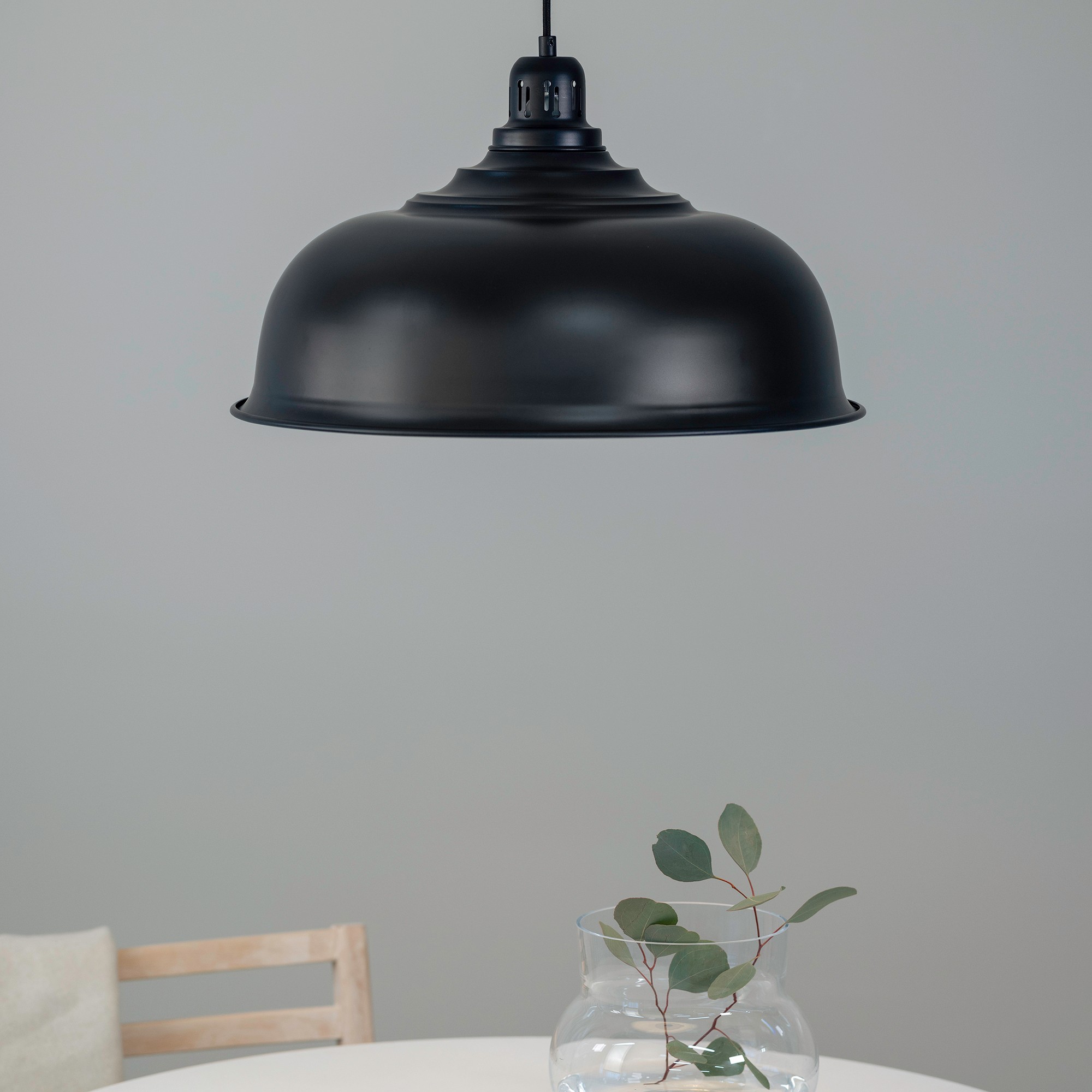 Taklampa Markslöjd Port Pendel 1L Svart Large