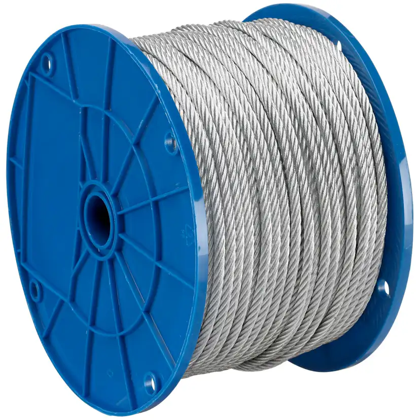 WIRE 114-TRÅD FZ Ø5MM Elförzinkad, D: 5 mm, L: 110 m
