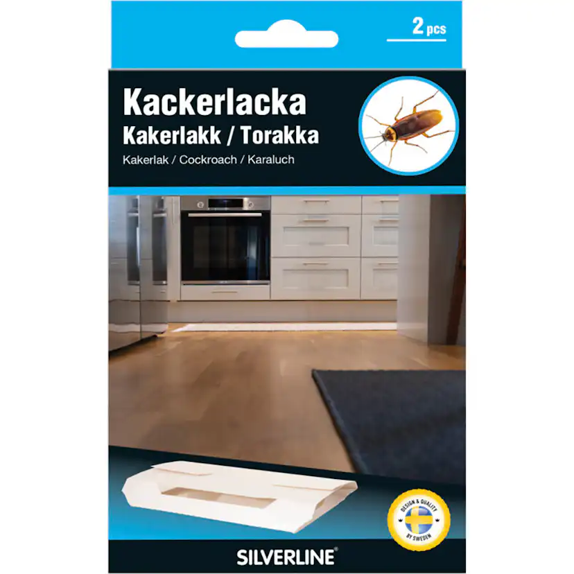 Kackerlacksfälla Silverline 2-pack