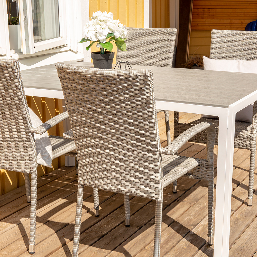 Trädgårdsstol Venture Home Anna Stapelbar Utomhus