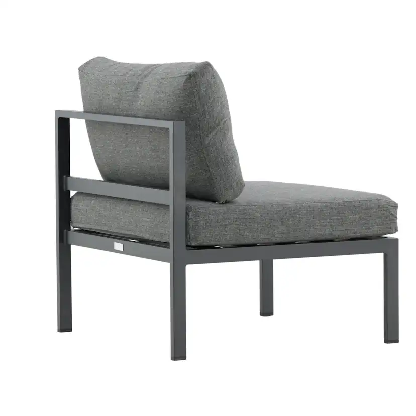 Copacabana Middle Part - Black Alu / Grey Cushion Black Alu / Grey Cushion