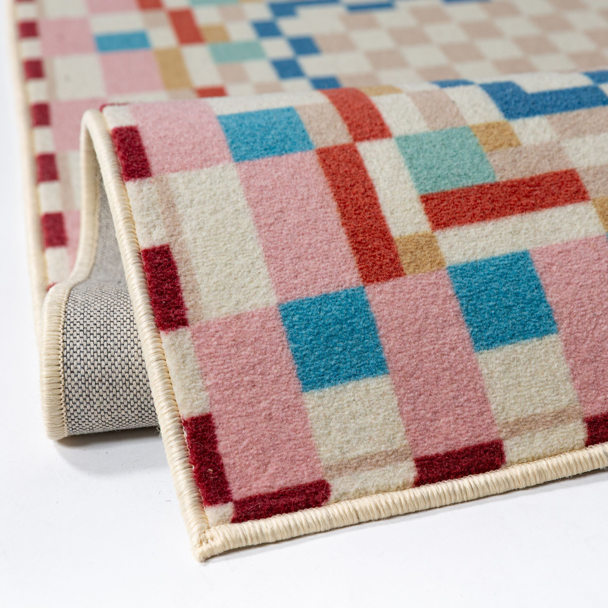 Gångmatta Flair Rugs Checkered Border