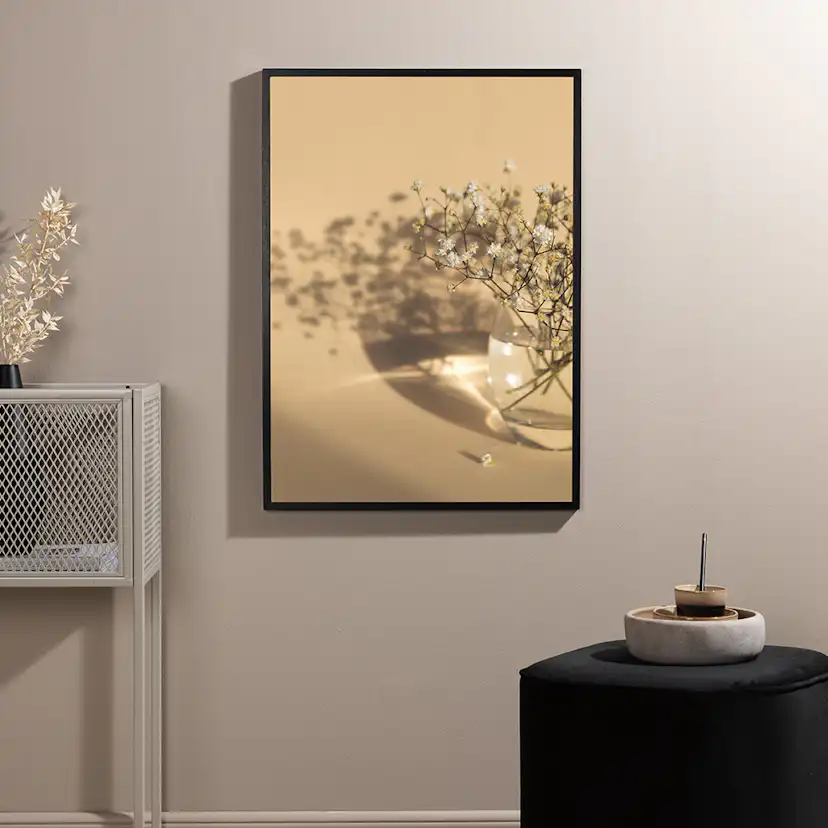 Posters Venture Home White Flowers Beige
