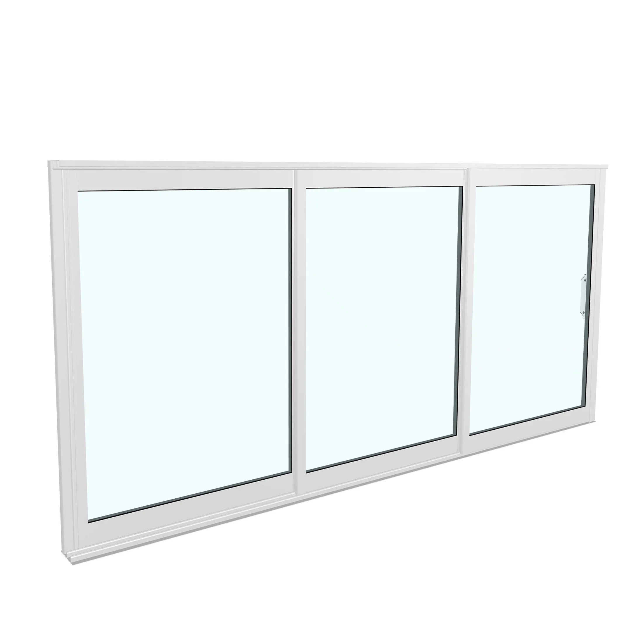 Landskap Skjutfönsterparti Robust B3100mm x H1200 - Vit Vår B3100 x H1200 mm - Vit