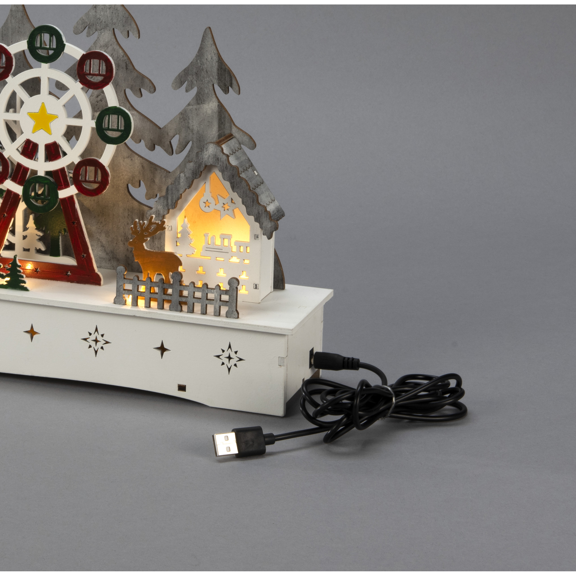 Dekorationsbelysning Gnosjö Konstsmide Tomtebyn LED