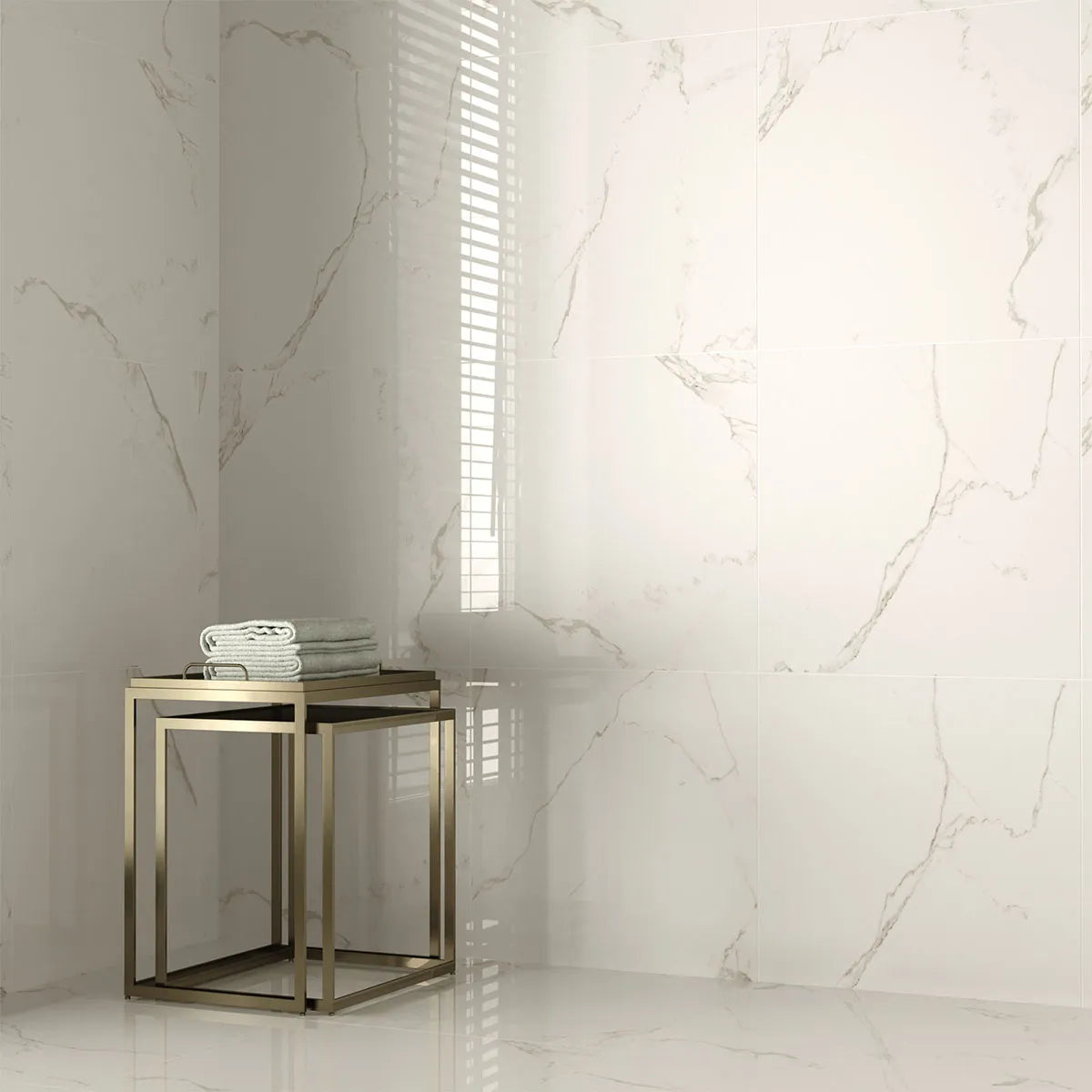 Klinker Tenfors Carrara Marmor Blank 60x60
