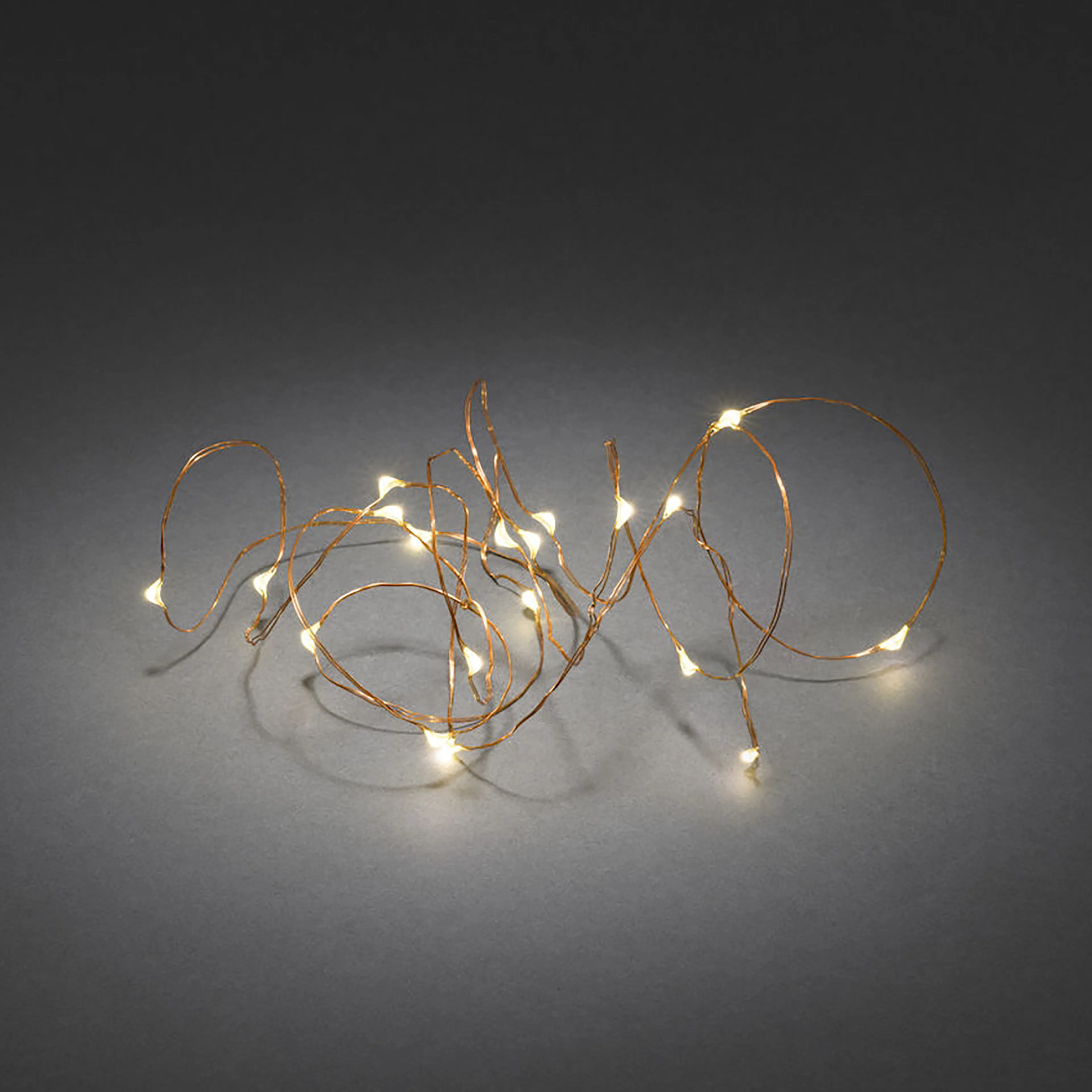 Slinga 20 varmvita LED 20L, Varmvit/Koppar