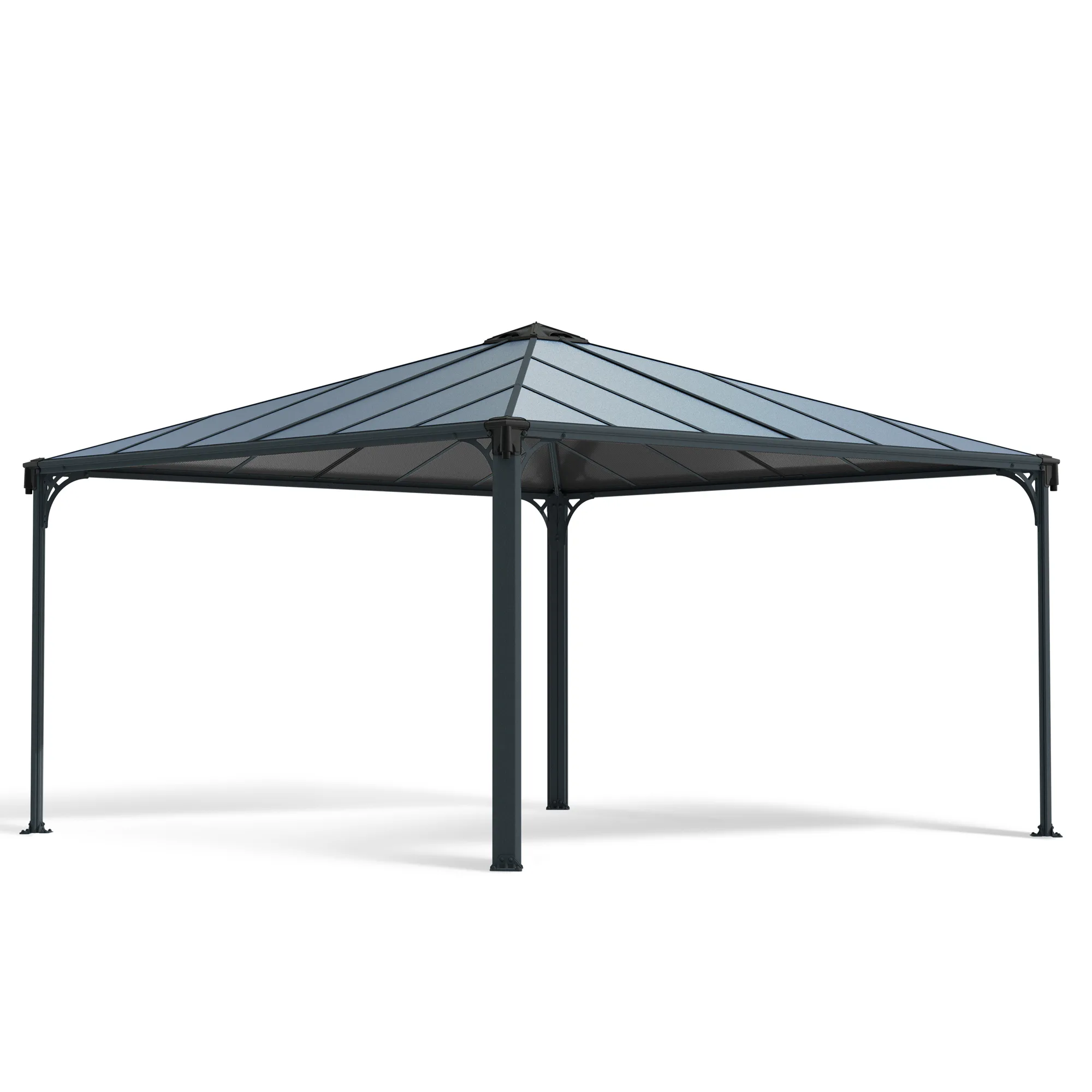 Paviljong Canopia by Palram Milano med Stabil Aluminiumprofil och Polykarbonattak