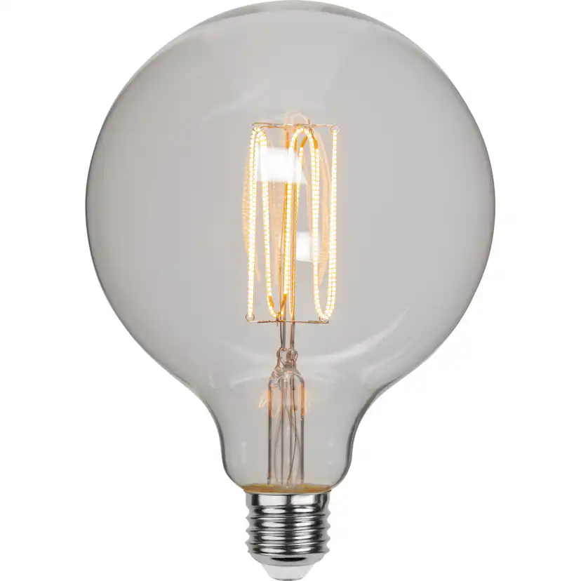 LED-lampa Star Trading E27 G125 Decoled Grace Clear