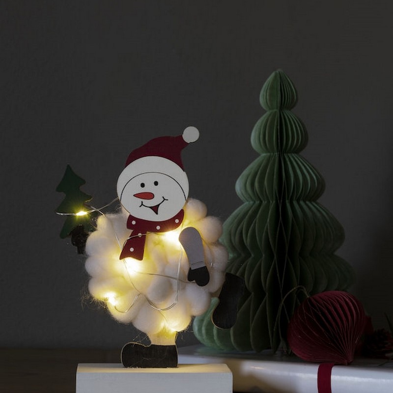 Juldekoration Gnosjö Konstsmide Snögubbe 6 LED