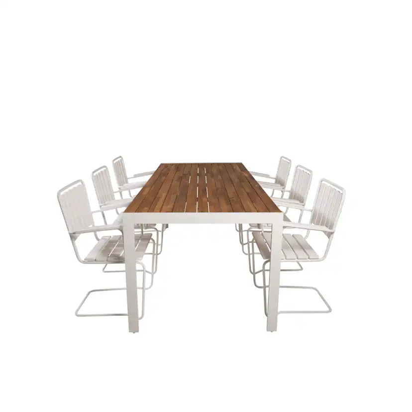 Matgrupp Venture Home Berfin med 6 Hollywood Stolar