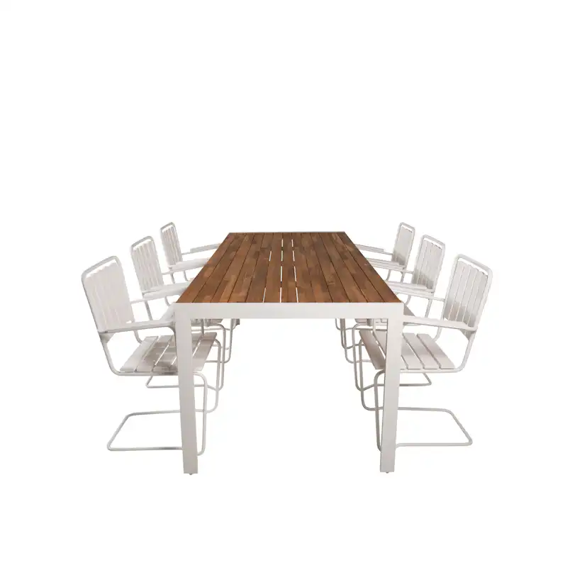 Matgrupp Venture Home Berfin med 6 Hollywood Stolar