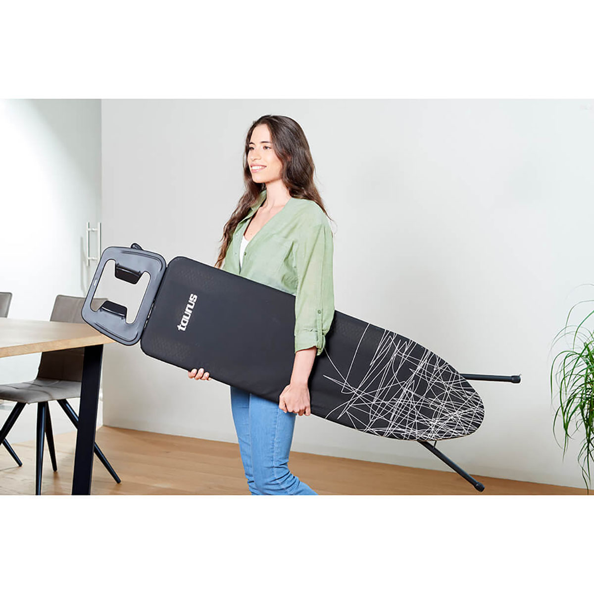 Strykbräda Taurus Argenta Strykbord Svart med Justerbar Höjd