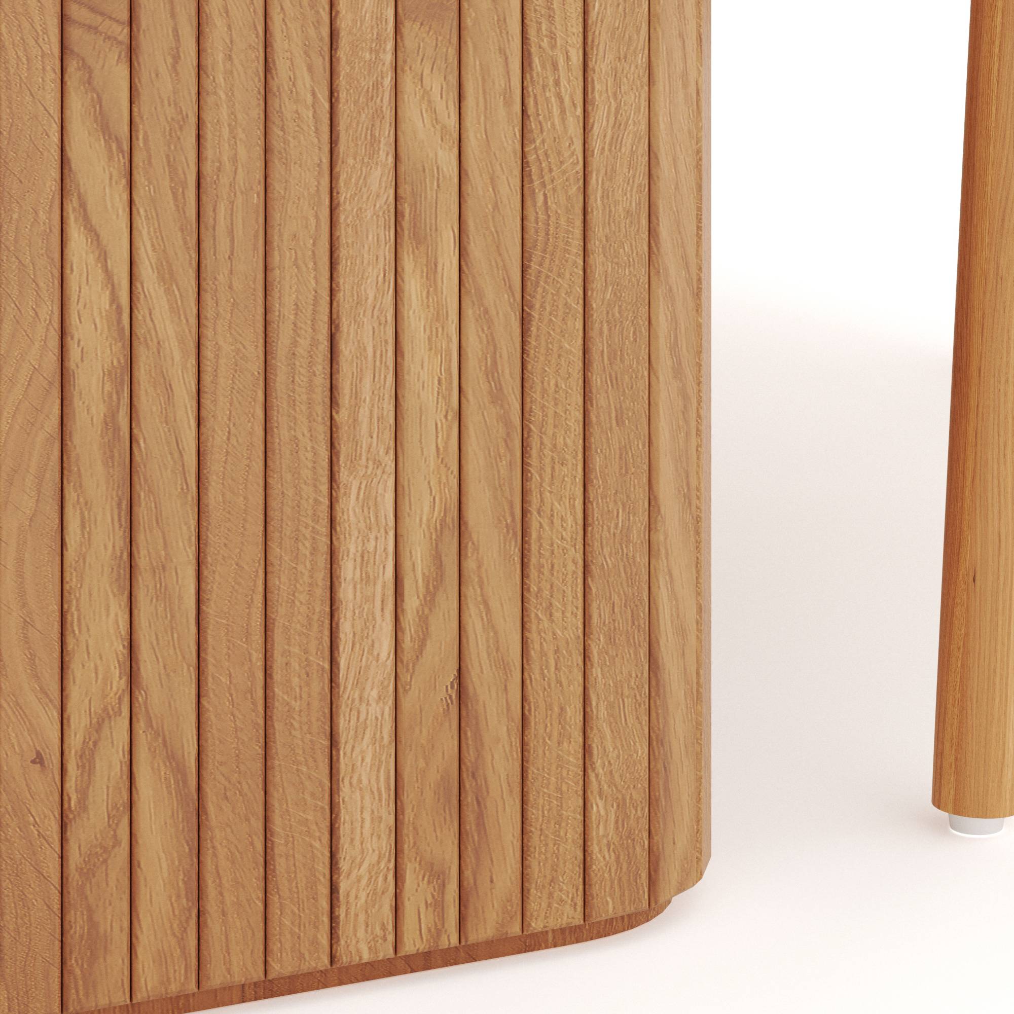 Matgrupp Bark Nixrai Rektangulärt Matbord 140 cm med 4Datoori Matstol