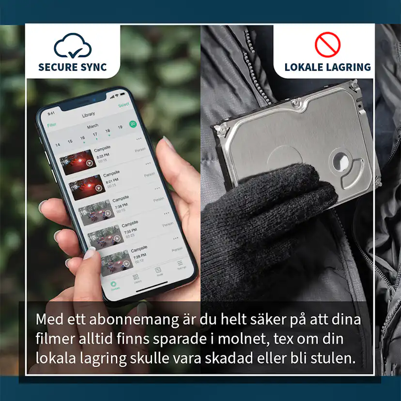 Övervakningskamera Arlo Go 2 med 4G
