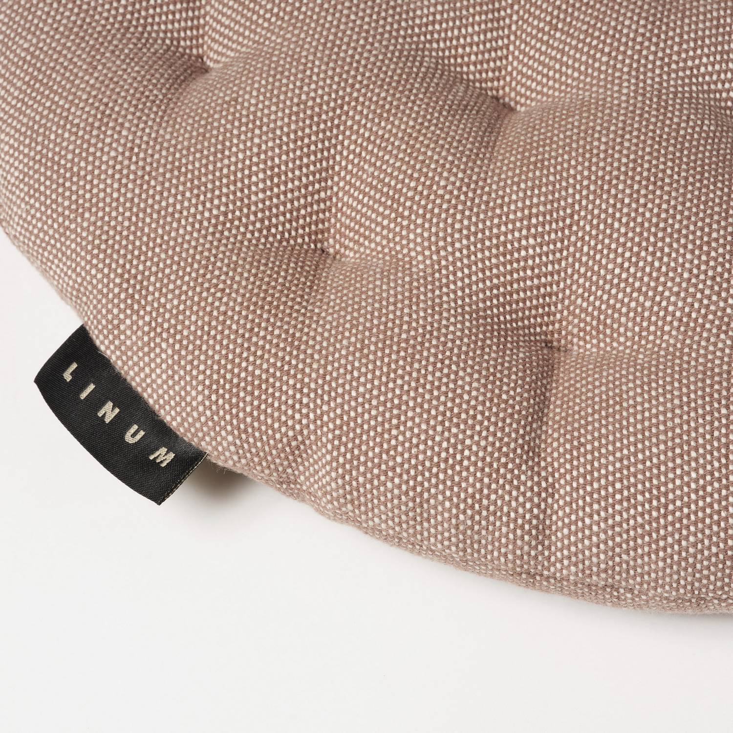 Stolsdyna Linum Pepper Ø37 cm