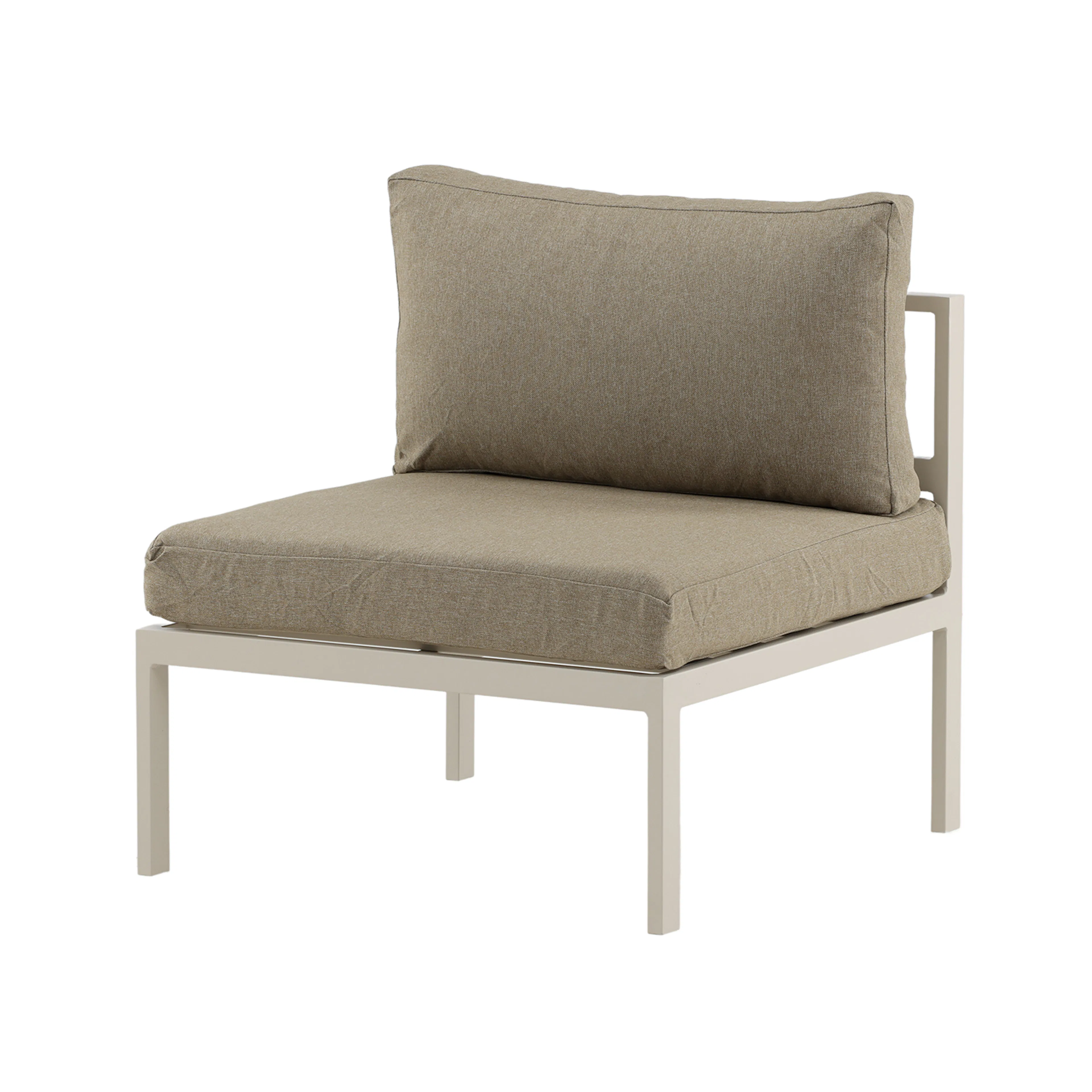 Copacabana Middle Part - Beige alu / Grey Cushion Beige