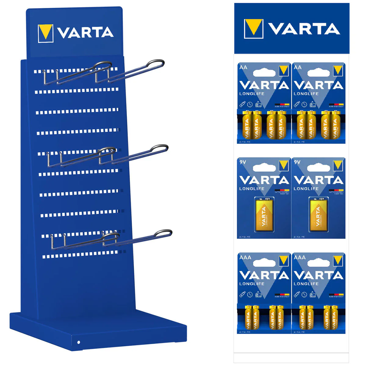 Displayställ Varta Inkl. Batterier Small