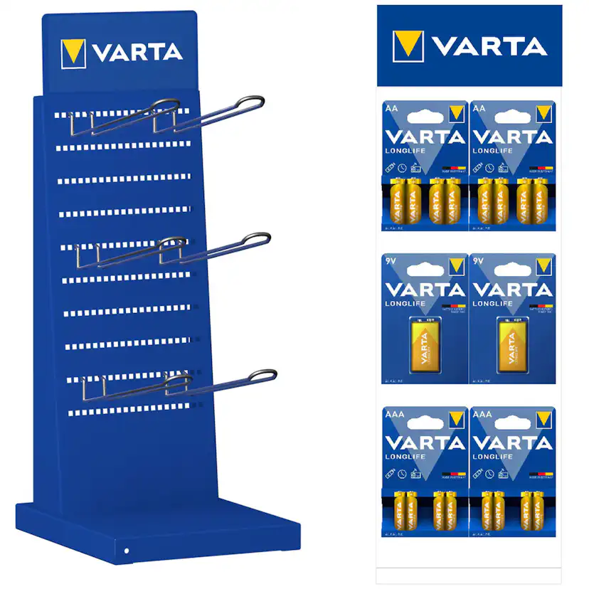 Displayställ Varta Inkl. Batterier Small