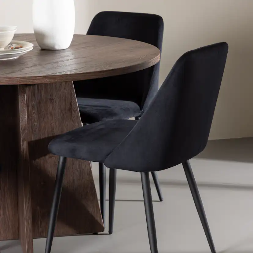 Matgrupp Venture Home Bootcut Ø110 med 4 st Night Stolar