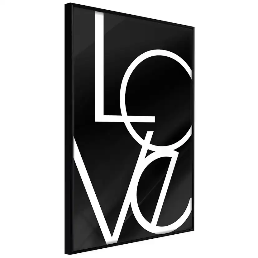 Poster Artgeist Affisch Love in Black and White