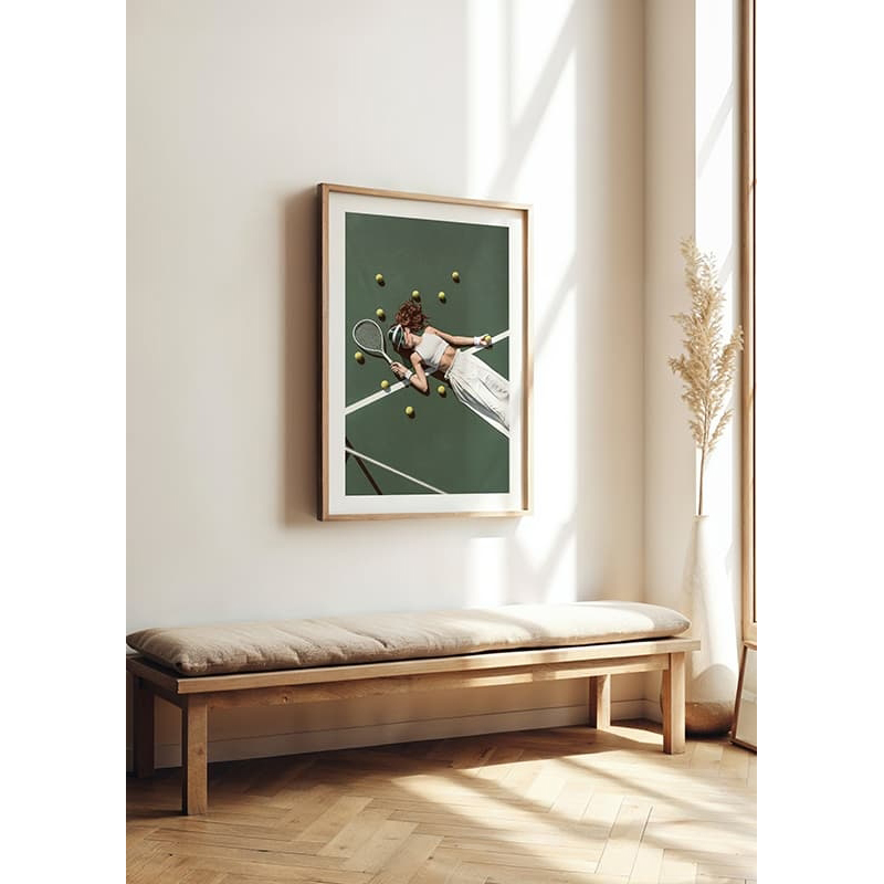 Poster Gallerix On The Tennis Court