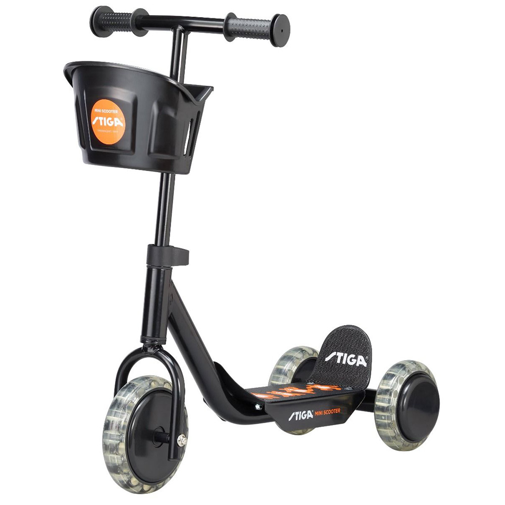 Sparkcykel STIGA Sports STR Scooter Mini Kid 3W Black