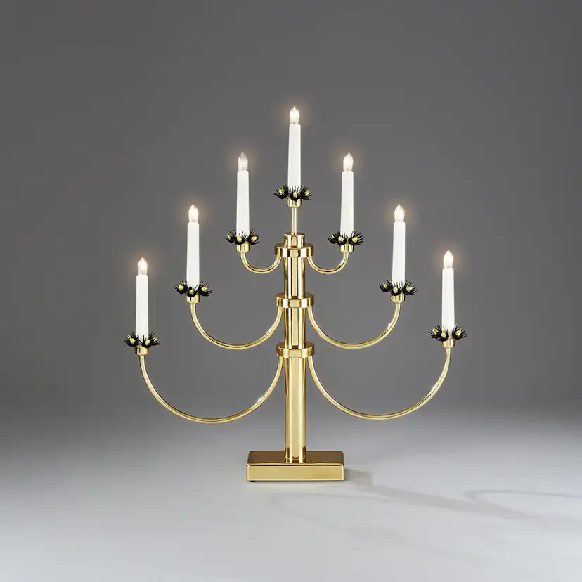 Adventsljusstake Gnosjö Konstsmide 7L Metall