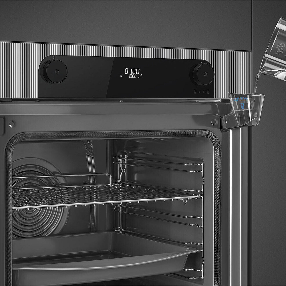 Kombiugn Smeg SOP6201S2S med Varmluft och Ångfunktion Silver 60 cm