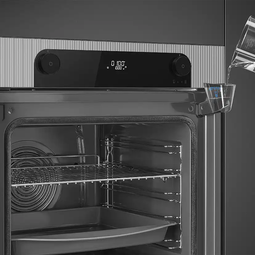 Kombiugn Smeg SOP6201S2S med Varmluft och Ångfunktion Silver 60 cm