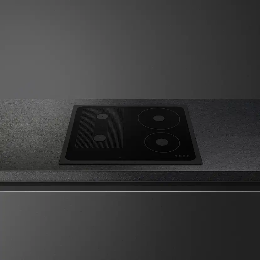 Induktionshäll Smeg SI1M24644D med 4 Kokzoner Svart 60 cm