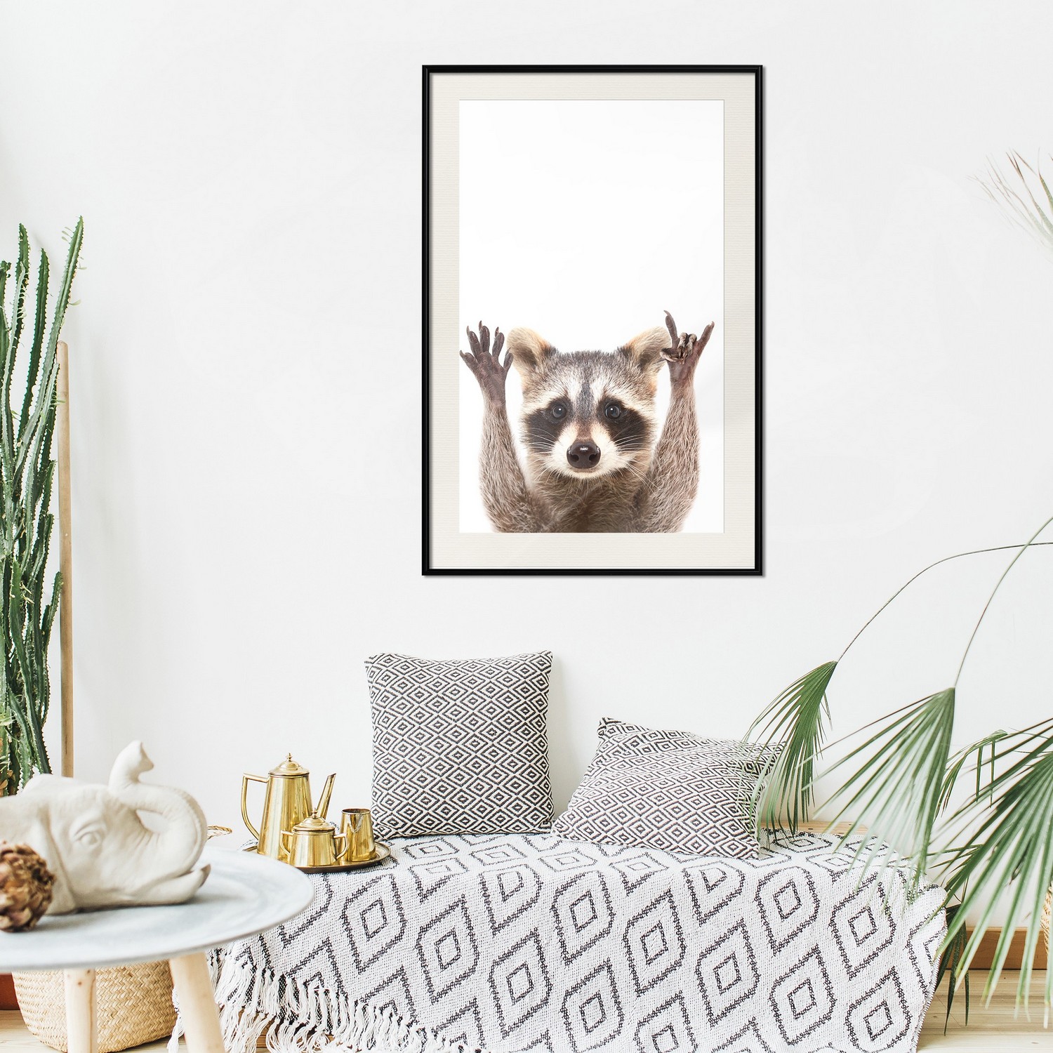 Poster Artgeist Affisch Raccoon
