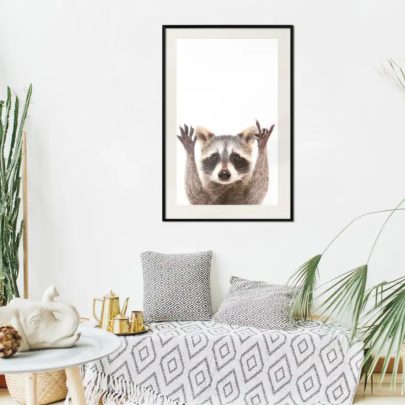 Poster Artgeist Affisch Raccoon