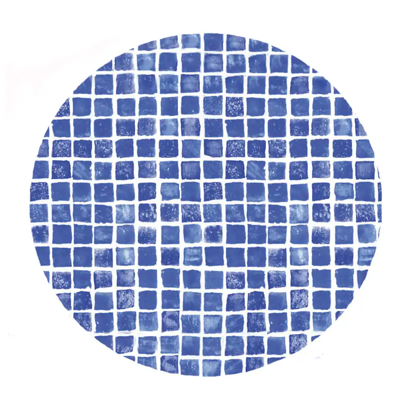 Rund Poolliner Planet Pool Mönstrad Djup 120 cm