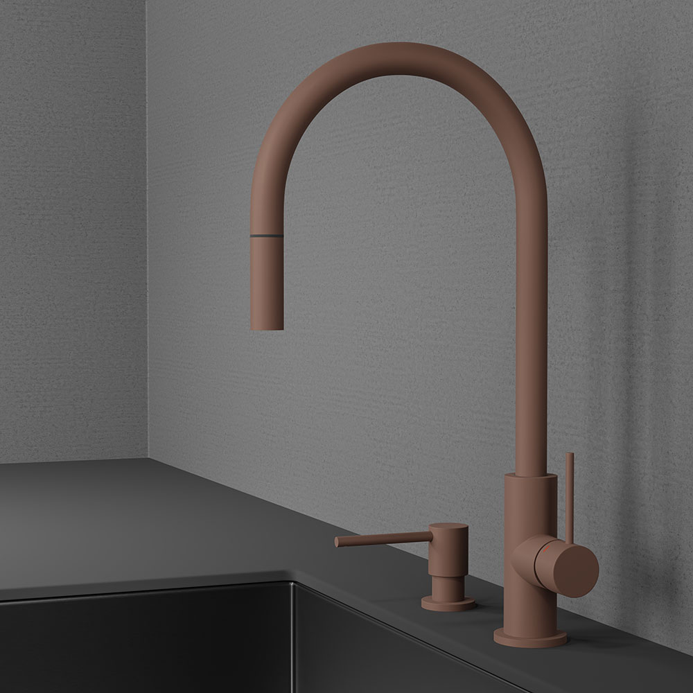 Diskmedelspump Scandtap Steel Clean Dispenser