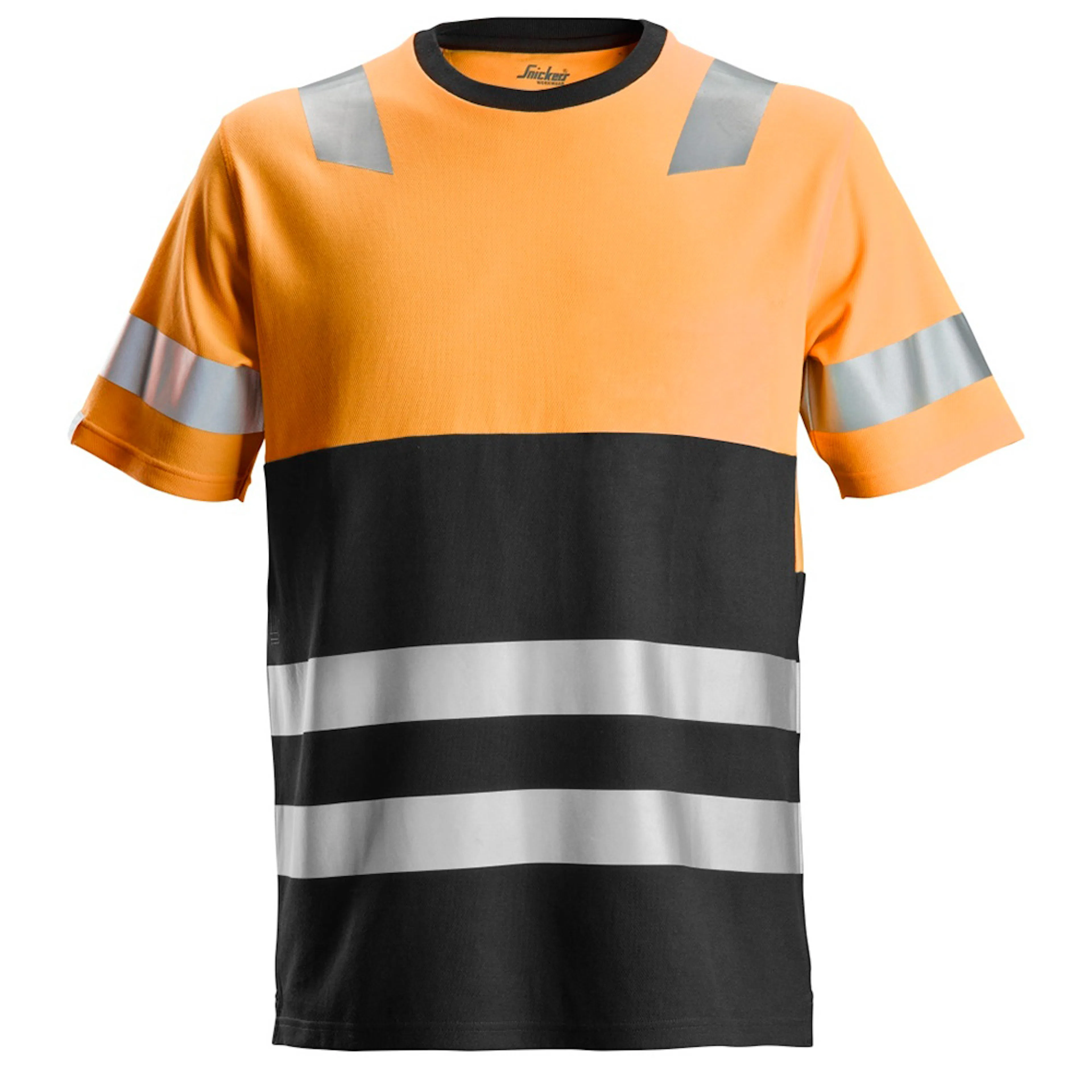 T-shirt Varsel KL1 Storlek: XS, Färg: High vis orange\Black