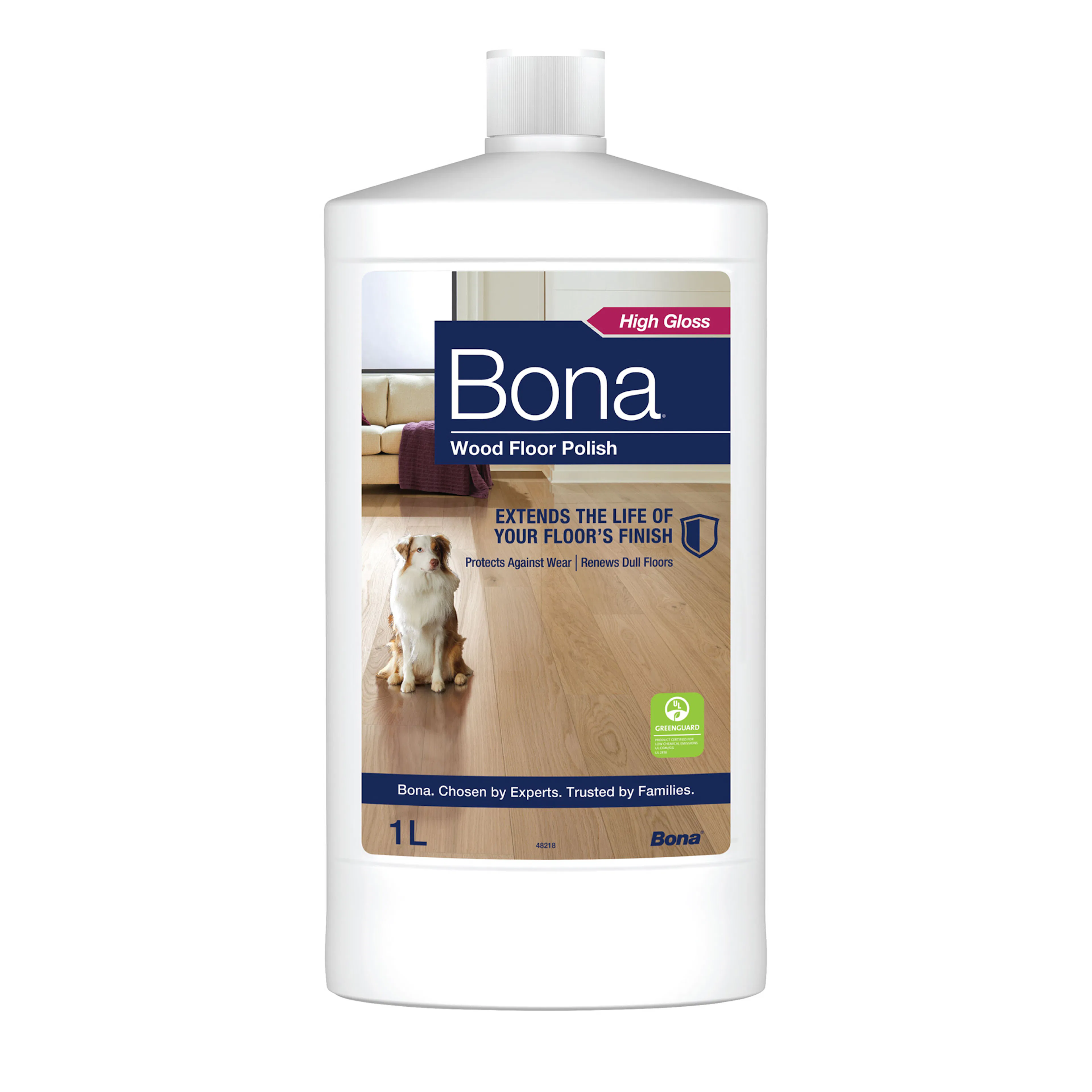 Golvpolish Bona för Lackerade Trägolv 1 liter