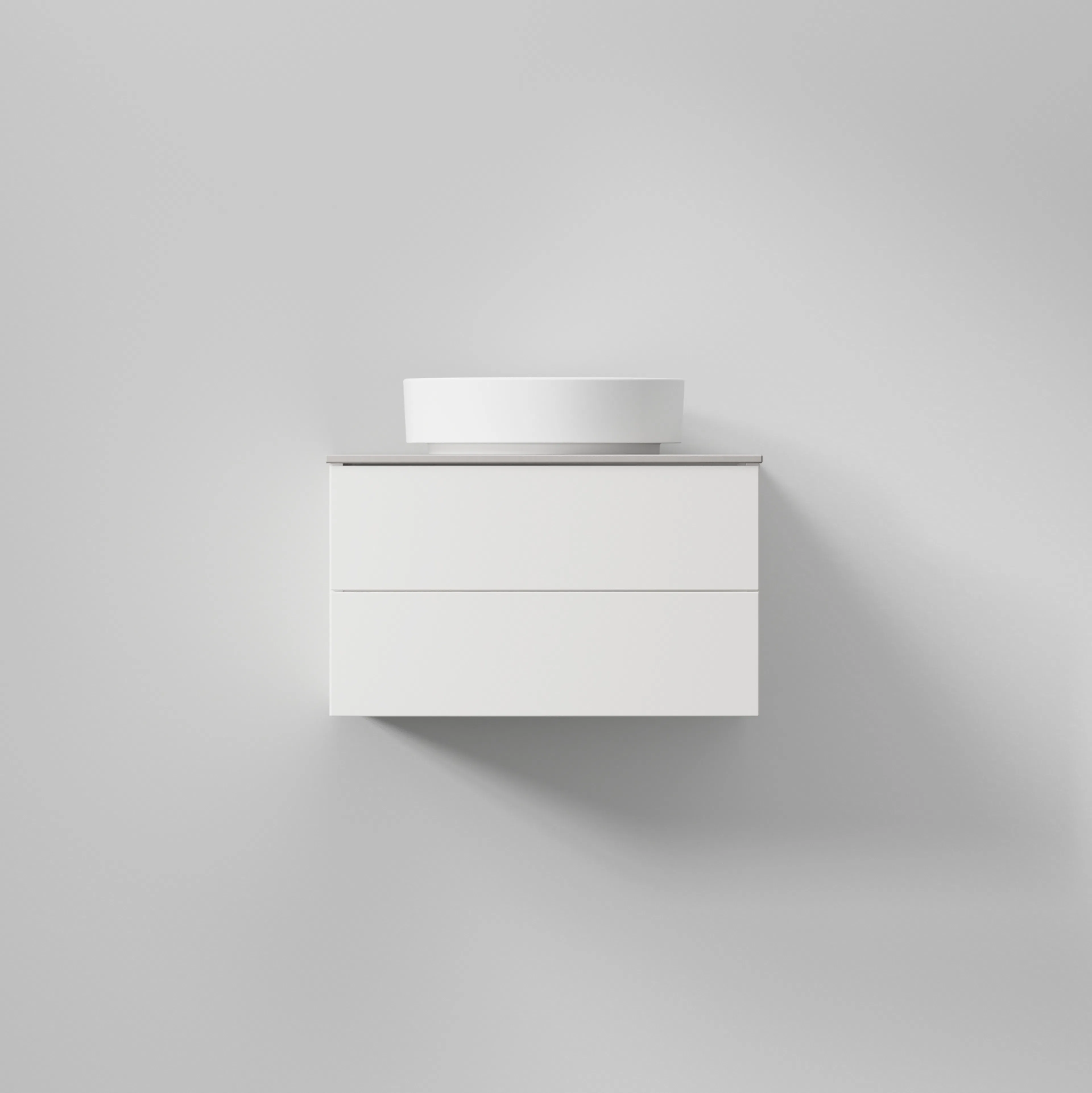 Kommod AIR Solid 60,Premium White, 2 lådor,596x350x450 Bredd: 600 mm