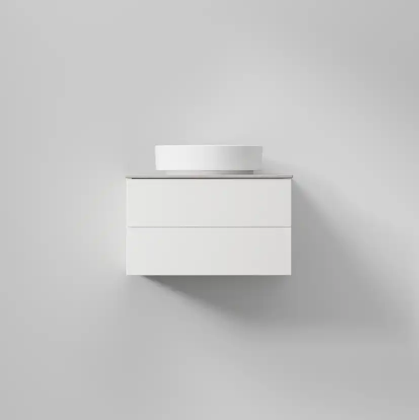 Kommod AIR Solid 60,Premium White, 2 lådor,596x350x450 Bredd: 600 mm