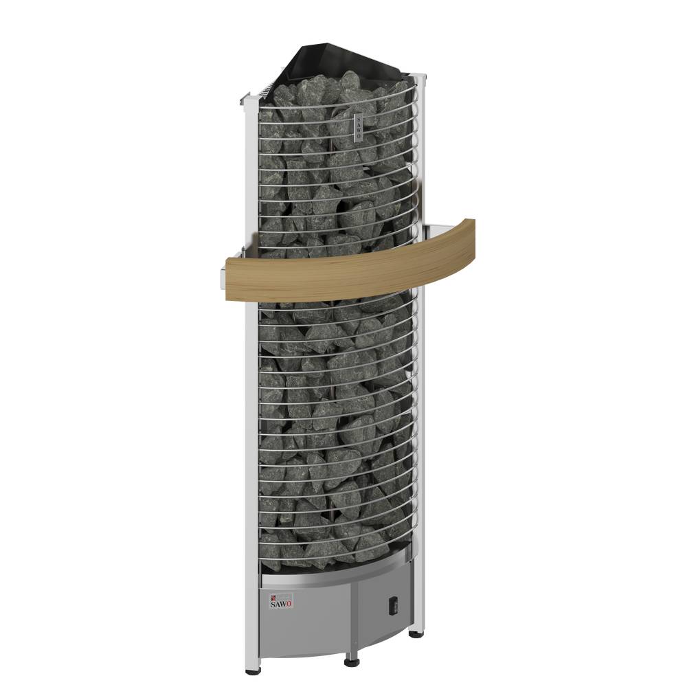 Aggregatskydd till Sawo Tower TH4, TH5 hörn. Ceder. TH-GUARD Cederträ