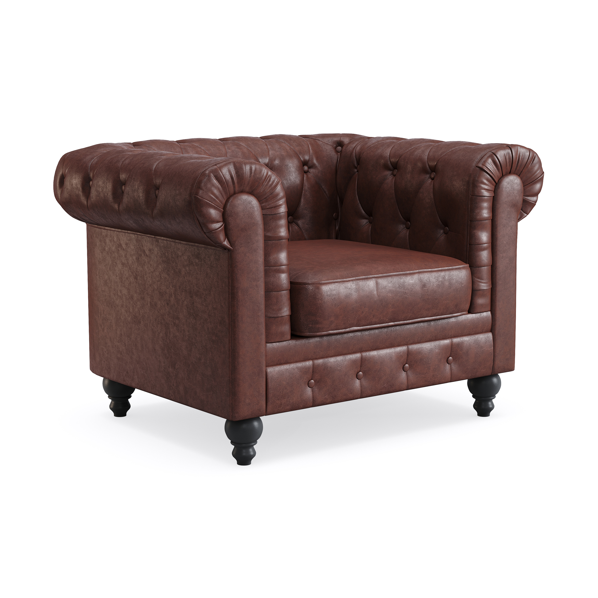 Soffgrupp Manor House Chesterfield Lyx 3-sits och 2-sits inkl Fåtölj