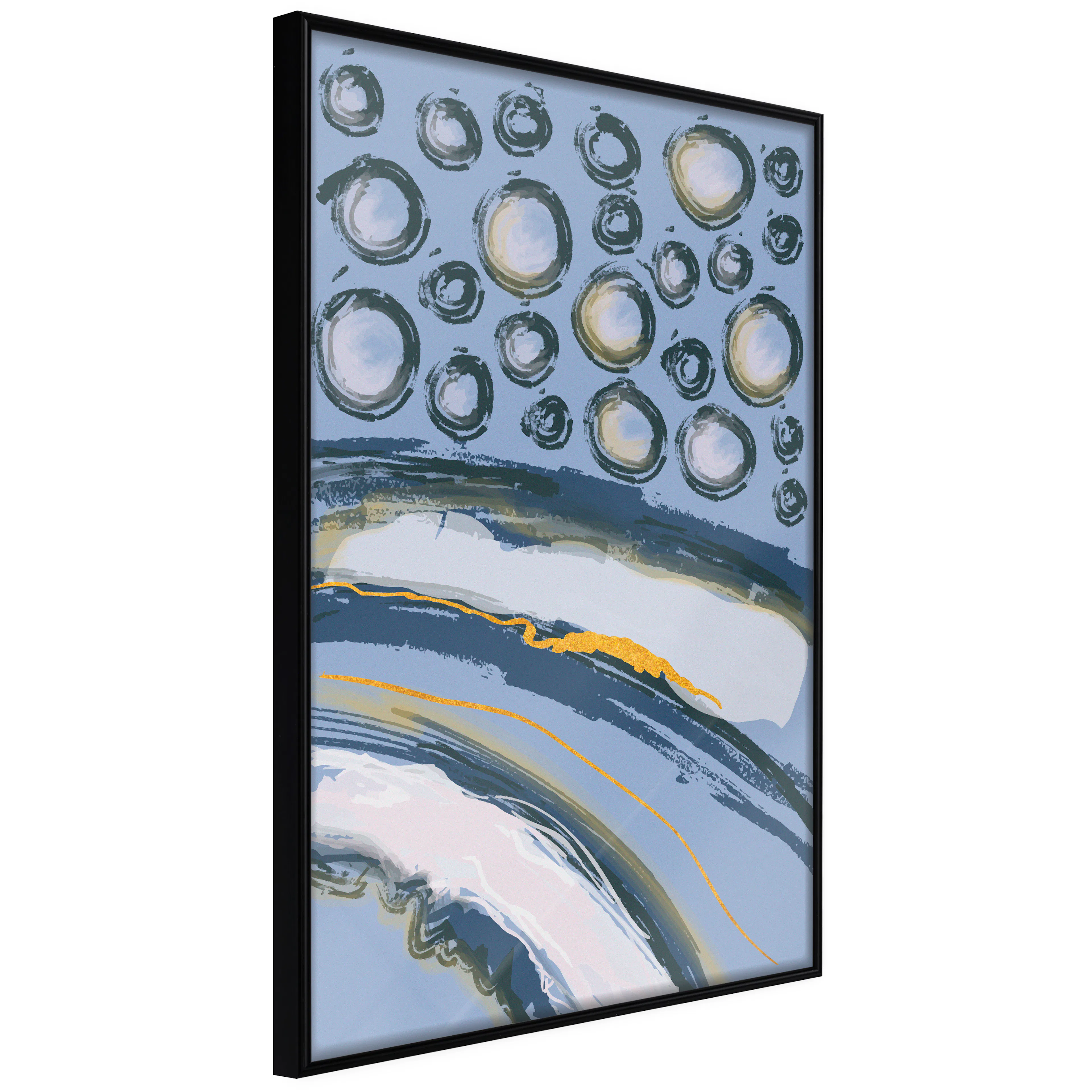 Affisch - Rhythmic Auroras [Poster] 20x30 Svart ram, 20x30 cm